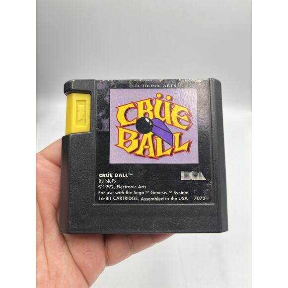Crue Ball (Sega Genesis, 1992) Authentic Video Game, Cartridge ONLY - Picture 1 of 4